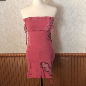 Treasure Rock strapless dress